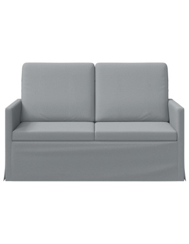 Divano a 2 posti Grigio Chiaro 130 x 81 x 82 cm Tessuto