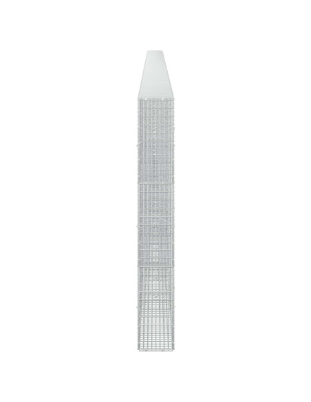 Gabione con filo da 3,5 mm e rete da 5x2,5 cm 1000x20x150 cm
