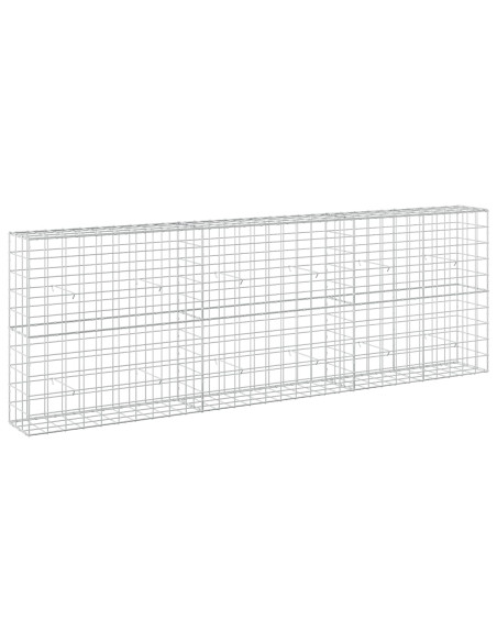 Gabione con Filo da 3,5 mm e Rete da 10x10 cm 300x30x100 cm