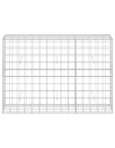 Gabione con Filo da 3,5 mm e Rete da 10x10 cm 150x50x100 cm