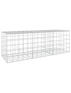 Gabione con Filo da 3,5 mm e Rete da 10x10 cm 150x50x50 cm 2