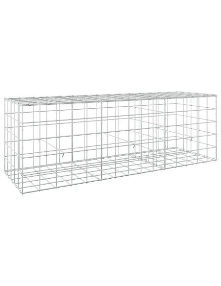 Gabione con Filo da 3,5 mm e Rete da 10x10 cm 150x50x50 cm