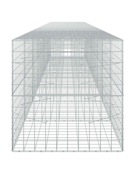 Gabione con Filo da 3,5 mm e Rete da 10x10 cm 800x100x100 cm