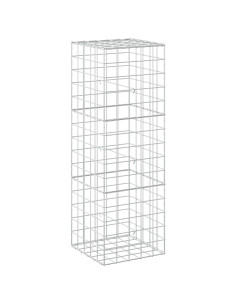 Gabione con Filo da 3,5 mm e Rete da 10x10 cm 50x50x150 cm 2