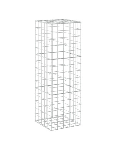 Gabione con Filo da 3,5 mm e Rete da 10x10 cm 50x50x150 cm