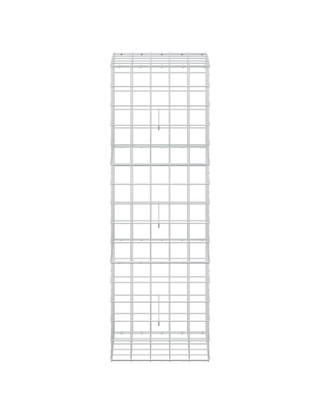 Gabione con Filo da 3,5 mm e Rete da 10x10 cm 50x50x150 cm