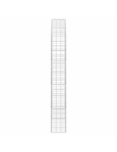 Gabione con Filo da 3,5 mm e Rete da 10x10 cm 200x30x200 cm