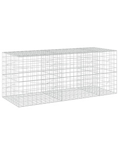 Gabione con Filo da 3,5 mm e Rete da 10x10 cm 250x100x100 cm 2