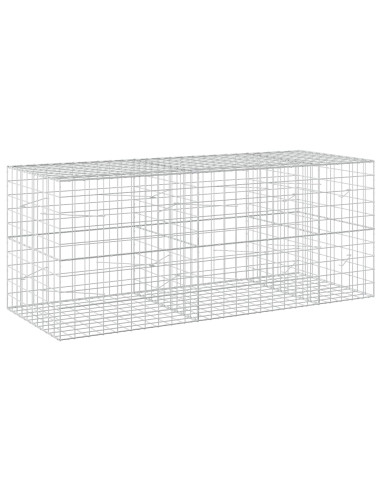 Gabione con Filo da 3,5 mm e Rete da 10x10 cm 250x100x100 cm