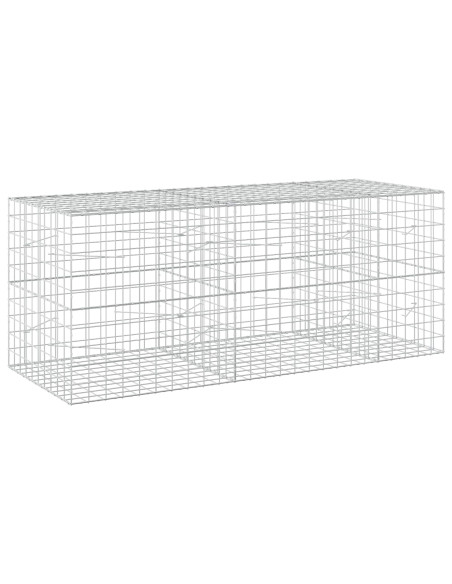 Gabione con Filo da 3,5 mm e Rete da 10x10 cm 250x100x100 cm