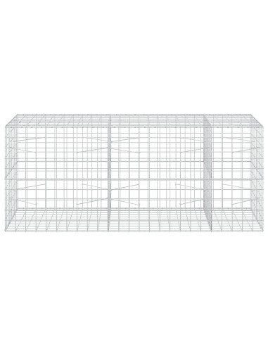 Gabione con Filo da 3,5 mm e Rete da 10x10 cm 250x100x100 cm
