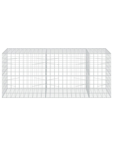 Gabione con Filo da 3,5 mm e Rete da 10x10 cm 250x100x100 cm