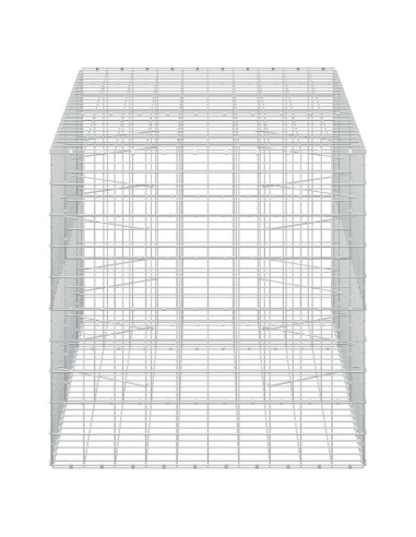 Gabione con Filo da 3,5 mm e Rete da 10x10 cm 250x100x100 cm