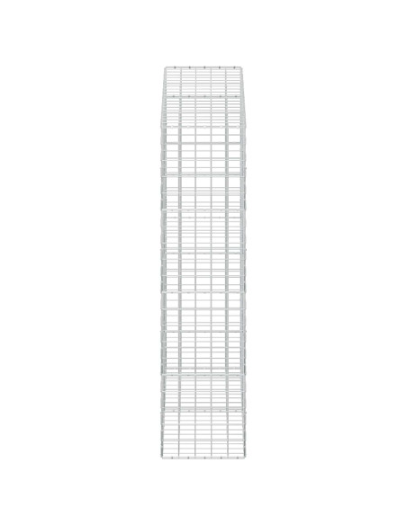 Gabione con Filo da 3,5 mm e Rete da 10x10 cm 200x50x200 cm