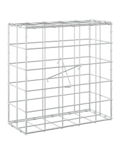Gabione con filo da 5 mm e rete 10x10 cm 50x20x50 cm 2