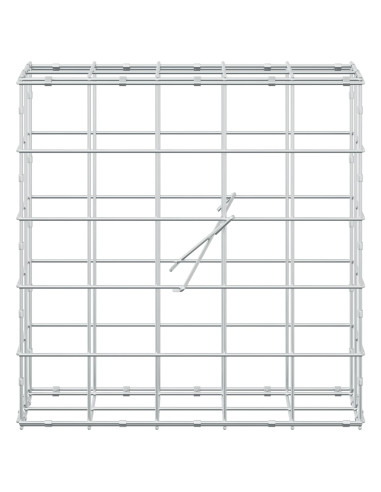 Gabione con filo da 5 mm e rete 10x10 cm 50x20x50 cm