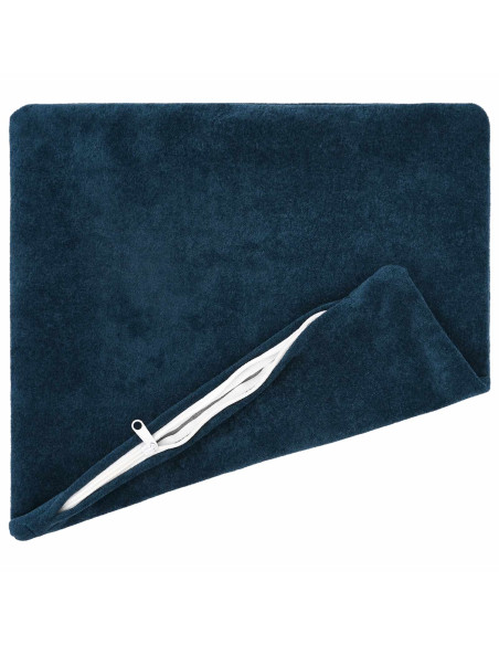 Federa 12 pcs HEERLEN Blu 40 x 40 cm Fleece in microfibra