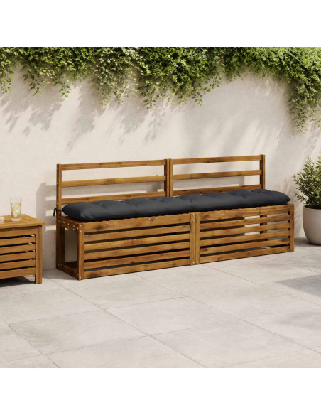 Cuscino per panchina VIANEN 100% Poliestere Blu Scuro