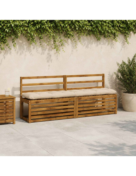 Cuscino per panchina VIANEN 100% Poliestere Crema