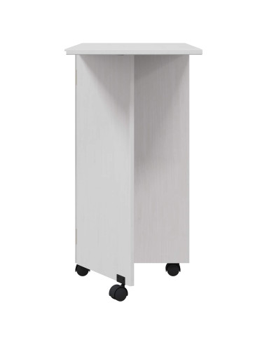 Mobiletto con cassetti e piano pieghevole CORONA Bianco