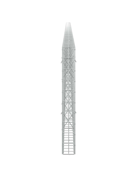 Gabione con Filo da 5 mm e Rete da 5x10 cm 1050x10x100 cm