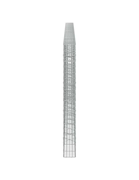 Gabione con Filo da 5 mm e Rete da 5x10 cm 800x20x200 cm