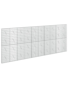 Gabione con Filo da 5 mm e Rete da 5x10 cm 500x10x200 cm 2
