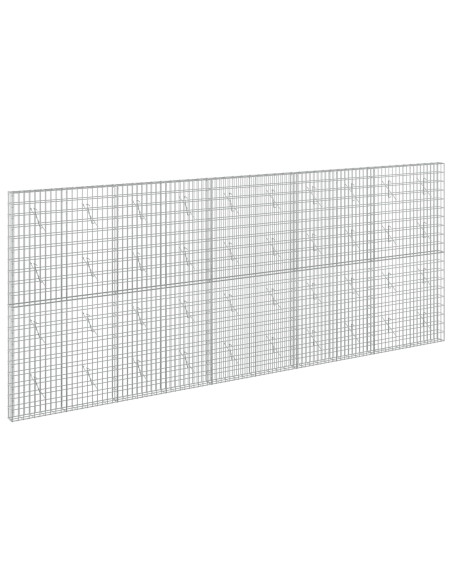 Gabione con Filo da 5 mm e Rete da 5x10 cm 500x10x200 cm