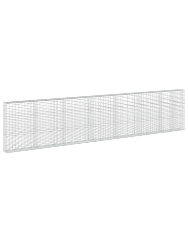 Gabione con Filo da 5 mm e Rete da 5x10 cm 700x30x150 cm
