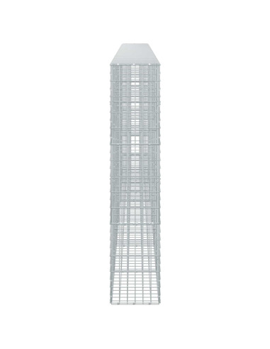 Gabione con Filo da 5 mm e Rete da 5x10 cm 700x30x150 cm
