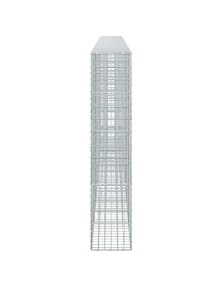 Gabione con Filo da 5 mm e Rete da 5x10 cm 700x30x150 cm