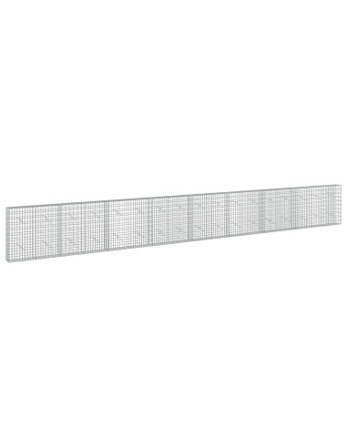 Gabione con Filo da 5 mm e Rete da 5x10 cm 850x20x100 cm