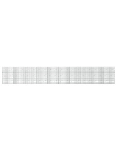 Gabione con Filo da 5 mm e Rete da 5x10 cm 1000x10x150 cm