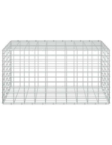 Gabione con Filo da 5 mm e Rete da 5x10 cm 50x100x50 cm