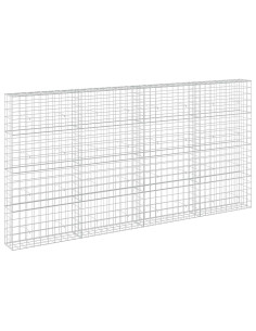 Gabione con Filo da 3,5 mm e Rete da 10x10 cm 400x30x200 cm 2