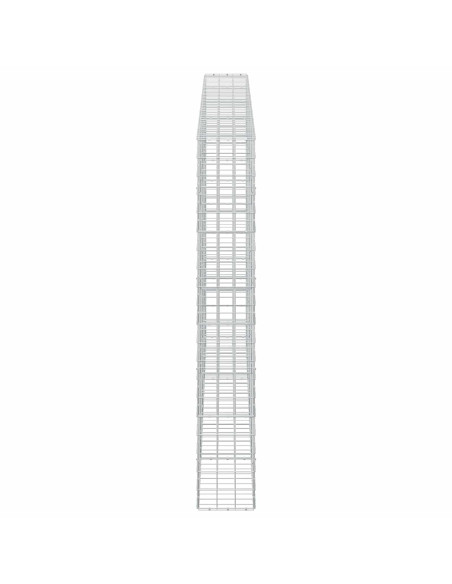 Gabione con Filo da 3,5 mm e Rete da 10x10 cm 400x30x200 cm