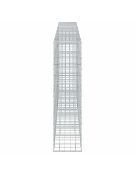 Gabione con Filo da 3,5 mm e Rete da 10x10 cm 650x50x200 cm
