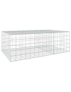 Gabione con Filo da 3,5 mm e Rete da 10x10 cm 150x100x50 cm 2