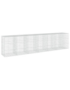 Gabione con Filo da 3,5 mm e Rete da 10x10 cm 650x100x150 cm 2