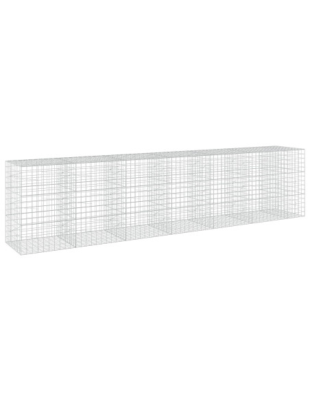 Gabione con Filo da 3,5 mm e Rete da 10x10 cm 650x100x150 cm
