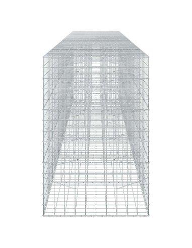 Gabione con Filo da 3,5 mm e Rete da 10x10 cm 650x100x150 cm