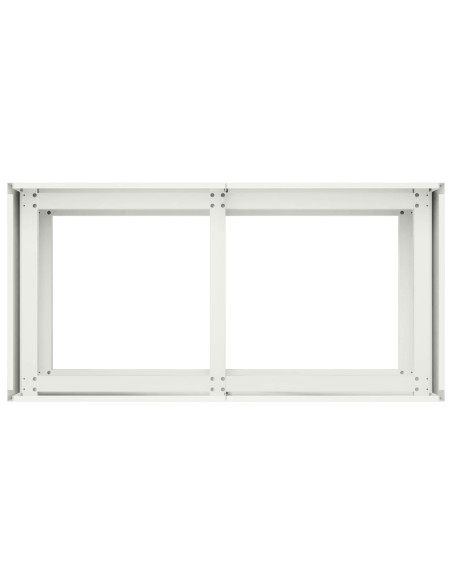 Vaso da giardino Bianco 80 x 40 x 60 cm