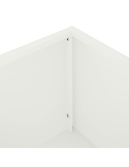 Vaso da giardino Bianco 80 x 40 x 60 cm
