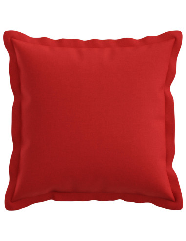 Federa 12 pcs HOUTEN Rosso 50 x 50 cm Lino