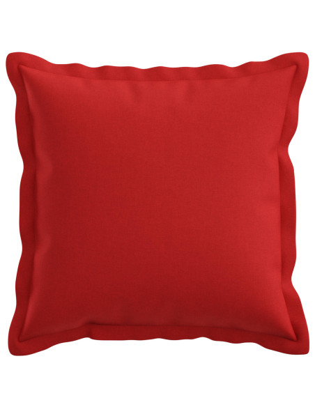 Federa 12 pcs HOUTEN Rosso 50 x 50 cm Lino