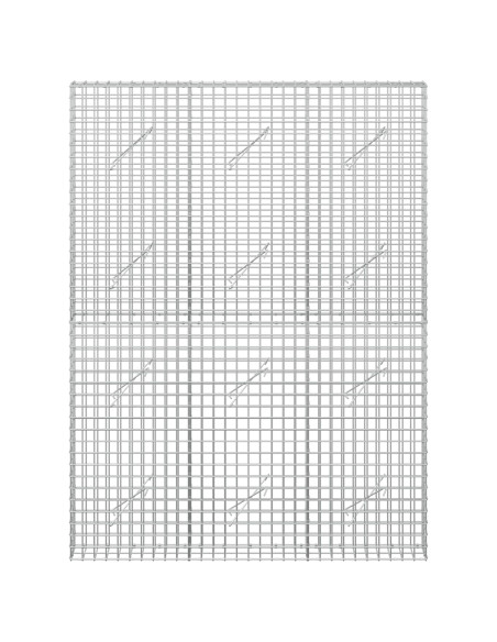 Gabion con Filo da 3,5 mm e Maglia da 5x5 cm 150x10x200 cm