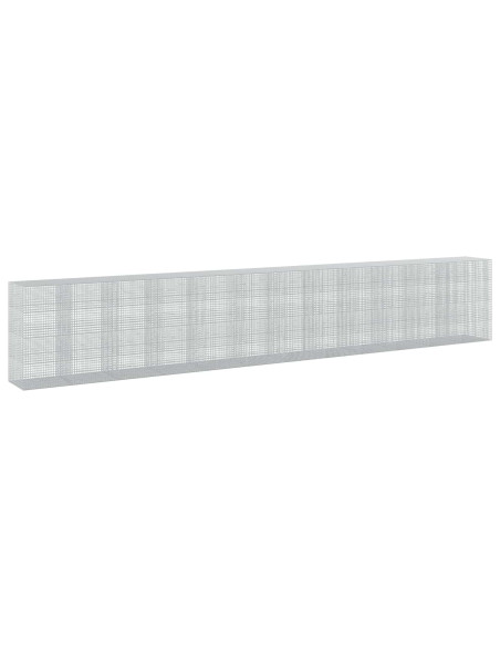 Gabione con filo da 5 mm e rete da 5x5 cm 1200x100x200 cm