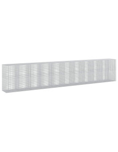 Gabione con filo da 5 mm e rete da 5x5 cm 1050x100x200 cm 2