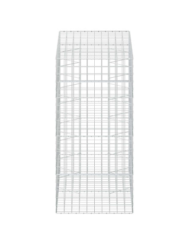 Gabione con Filo da 3,5 mm e Rete da 10x10 cm 200x100x200 cm