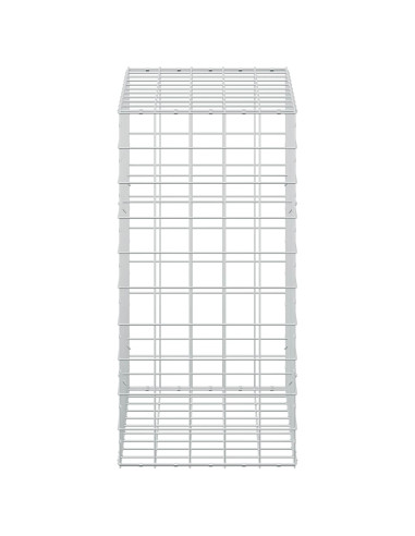 Gabione con Filo da 3,5 mm e Rete da 10x10 cm 50x100x100 cm